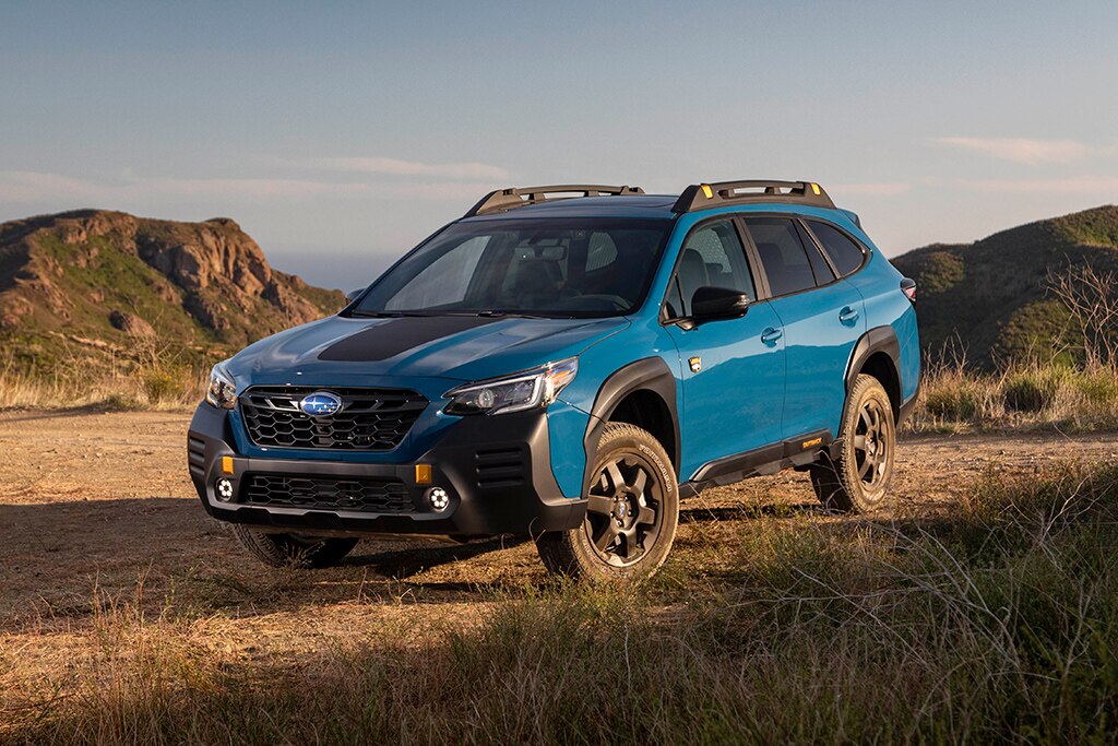 2022 Subaru Outback Wilderness Front Left Side in Blue